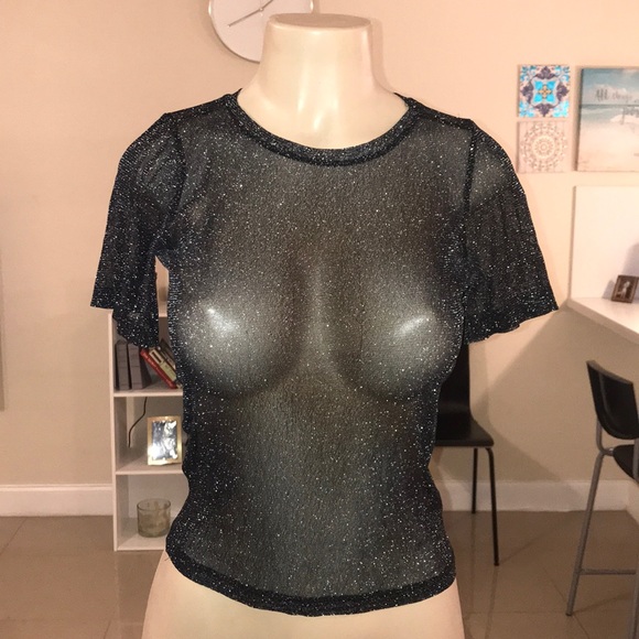 Zara Tops - Just In✨ Zara Black Sheer Top
